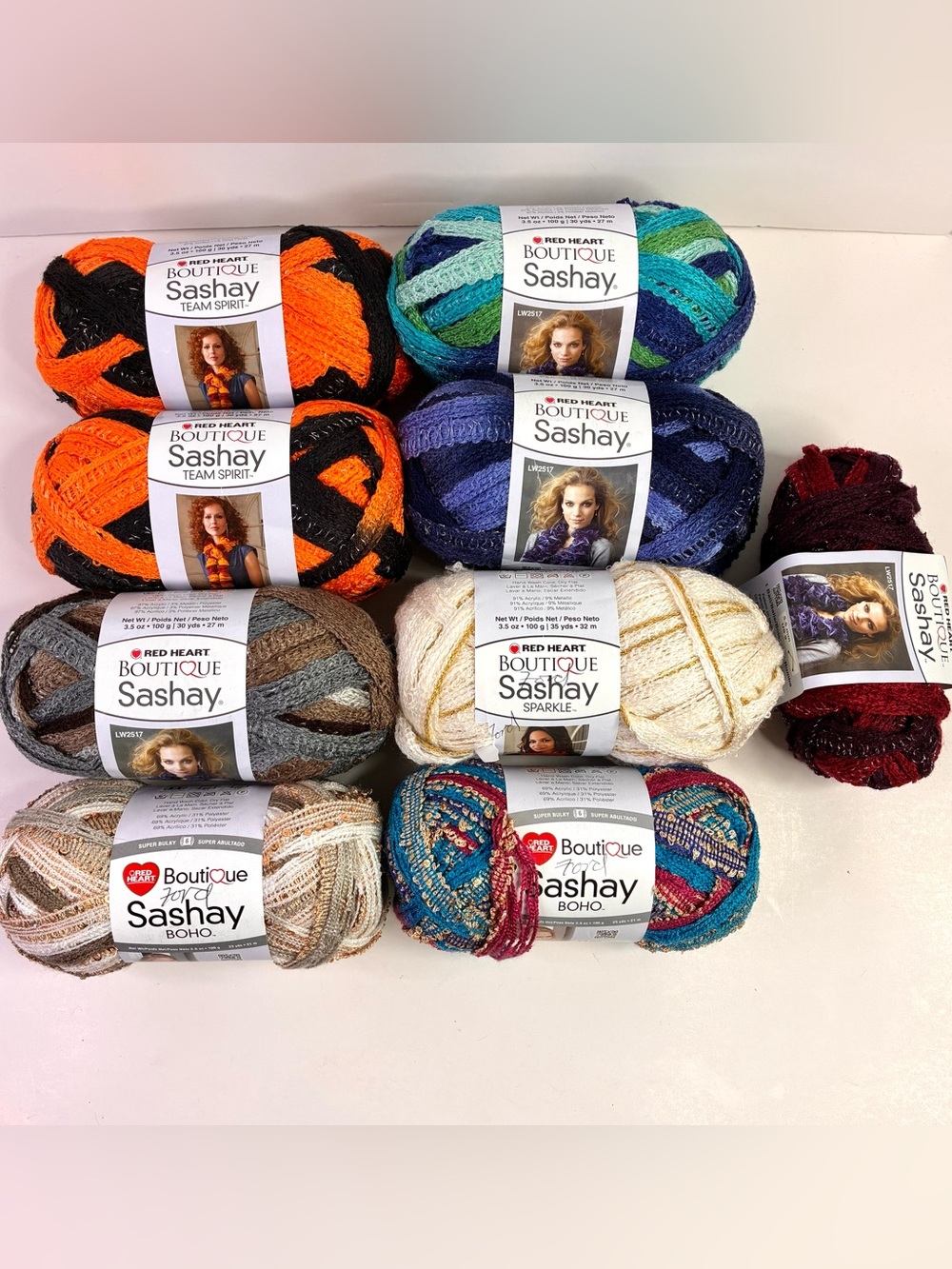 Red Heart Boutique Sashay Multicolor Yarn Pack - Assorted Colors